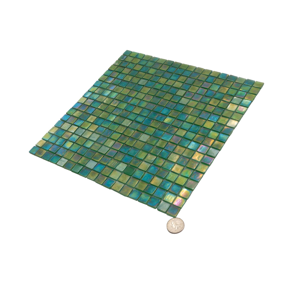 Apollo Tile Skosh Emerald Green 11-1/2-in x 11-1/2-in Glossy Glass Uniform Squares Floor and Wall Tile (18.69-sq. ft/ Carton)