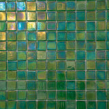Apollo Tile Skosh Emerald Green 11-1/2-in x 11-1/2-in Glossy Glass Uniform Squares Floor and Wall Tile (18.69-sq. ft/ Carton)