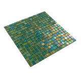 Apollo Tile Skosh Emerald Green 11-1/2-in x 11-1/2-in Glossy Glass Uniform Squares Floor and Wall Tile (18.69-sq. ft/ Carton)