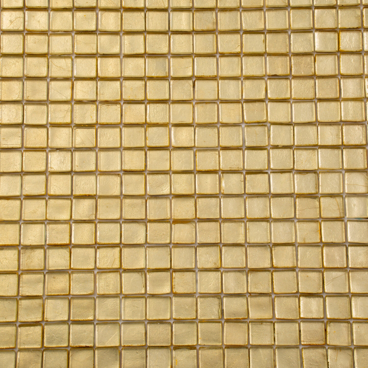 Apollo Tile Skosh Satin Sheen Gold 11-1/2-in x 11-1/2-in Glossy Glass Uniform Squares Floor and Wall Tile (18.69-sq. ft/ Carton)