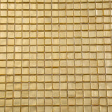 Apollo Tile Skosh Satin Sheen Gold 11-1/2-in x 11-1/2-in Glossy Glass Uniform Squares Floor and Wall Tile (18.69-sq. ft/ Carton)