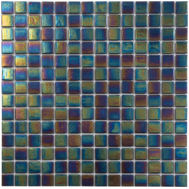 Apollo Tile Nacreous Multicolor 12-in x 12-in Glossy Glass Uniform Squares Floor and Wall Tile (20-sq. ft/ Carton)
