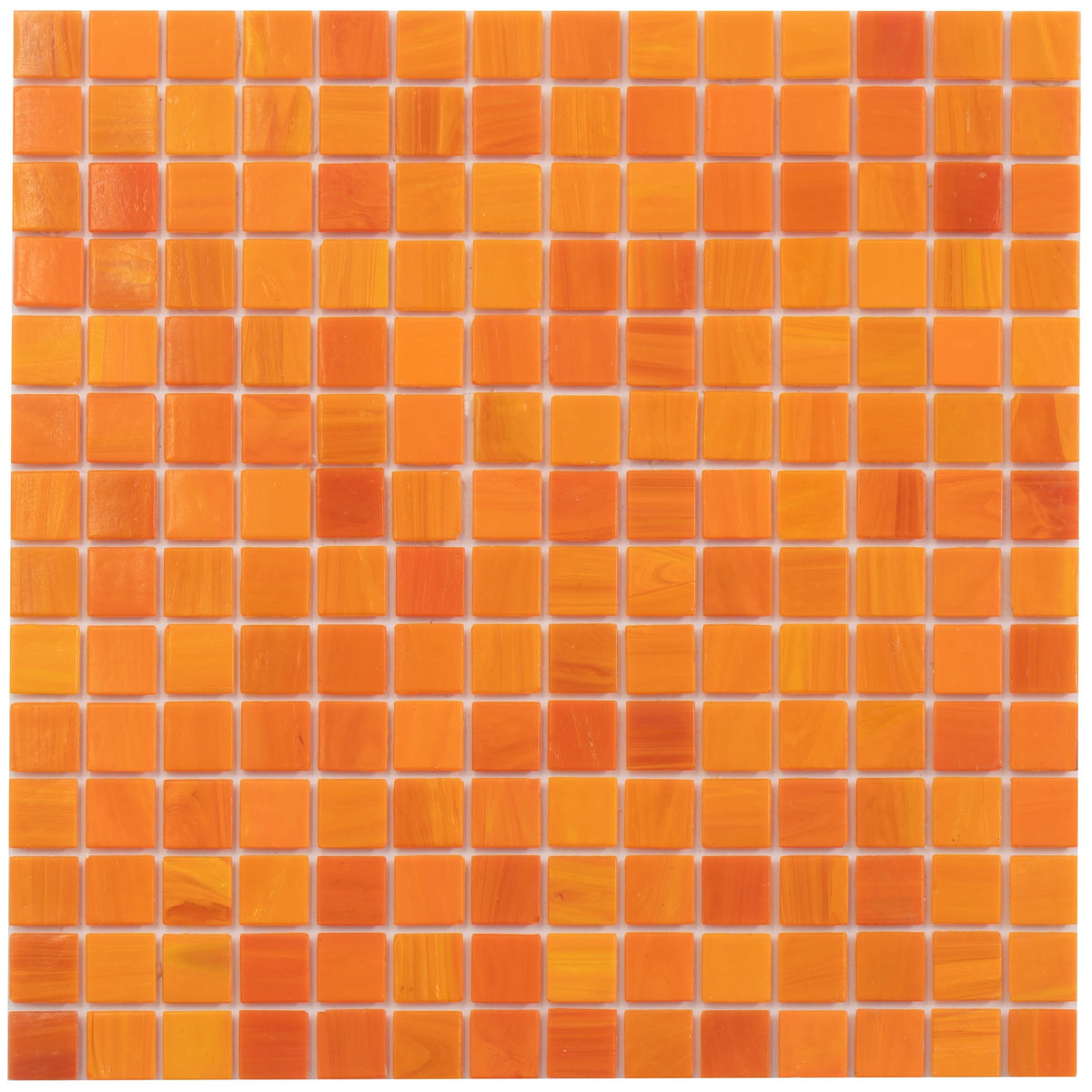 Apollo Tile Dune Fire Orange 12-in x 12-in Glossy Glass Uniform Squares Floor and Wall Tile (20-sq. ft/ Carton)