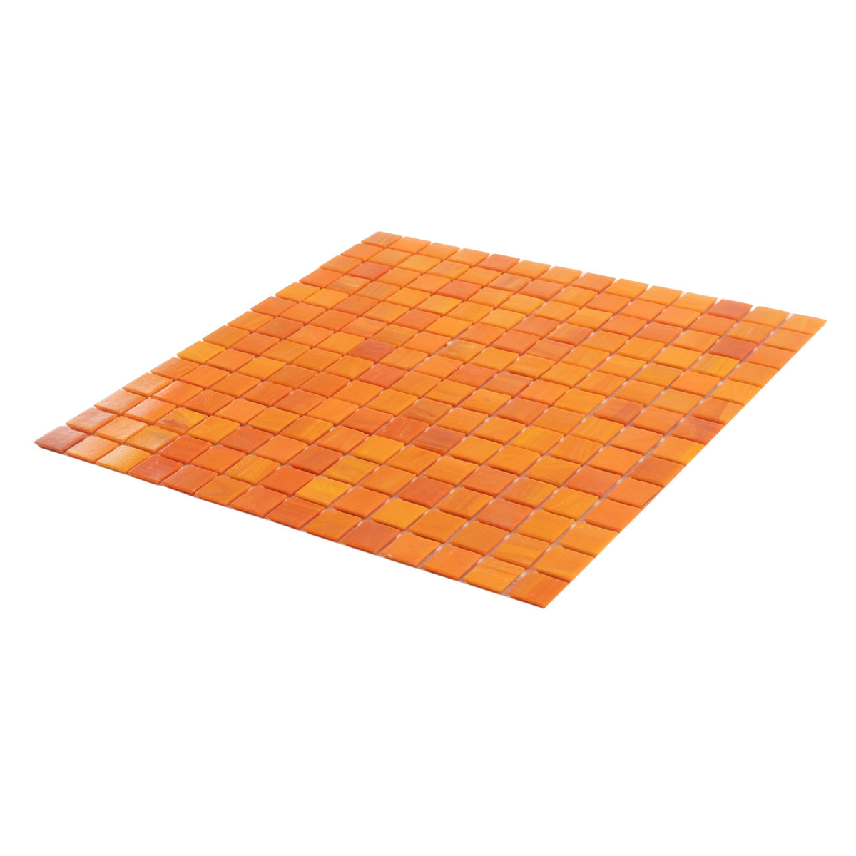 Apollo Tile Dune Fire Orange 12-in x 12-in Glossy Glass Uniform Squares Floor and Wall Tile (20-sq. ft/ Carton)