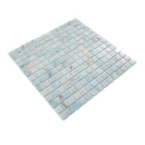 Apollo Tile Celestial Pastel Blue 12-in x 12-in Glossy Glass Uniform Squares Floor and Wall Tile (20-sq. ft/ Carton)