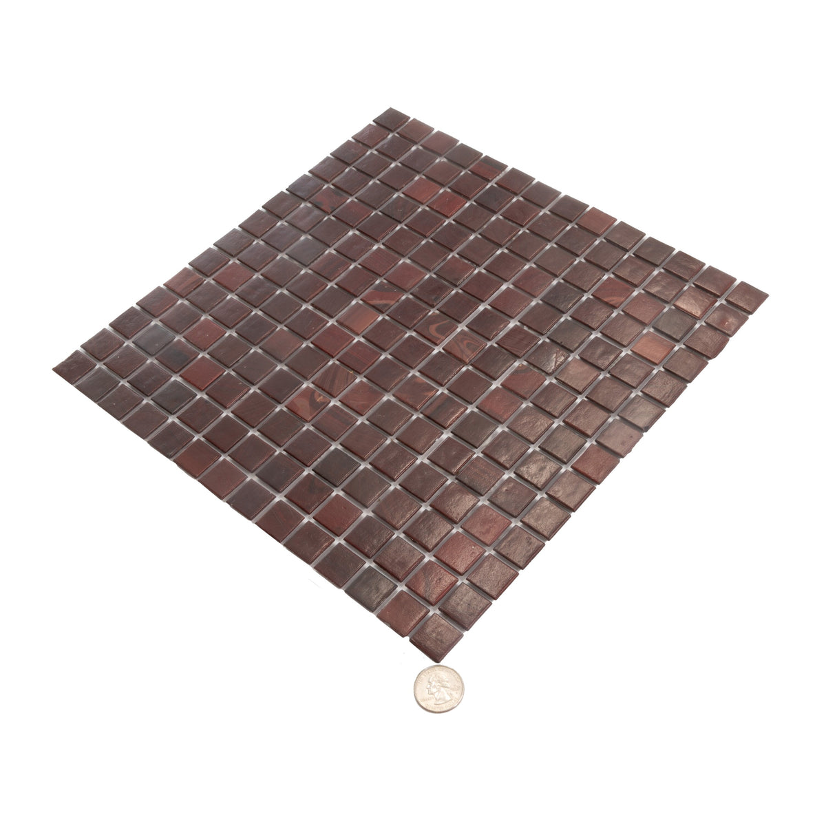 Apollo Tile Dune Ruby Red 12-in x 12-in Glossy Glass Uniform Squares Floor and Wall Tile (20-sq. ft/ Carton)