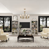 FUFU&GAGA Modern/Contemporary Gray Tv Cabinet (Accommodates TVs up to 56-in)