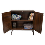 Sunnydaze Decor Brown 1-Shelf Office Cabinet