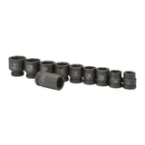 1 in. Drive SAE Impact Socket Set, 10 Pc.