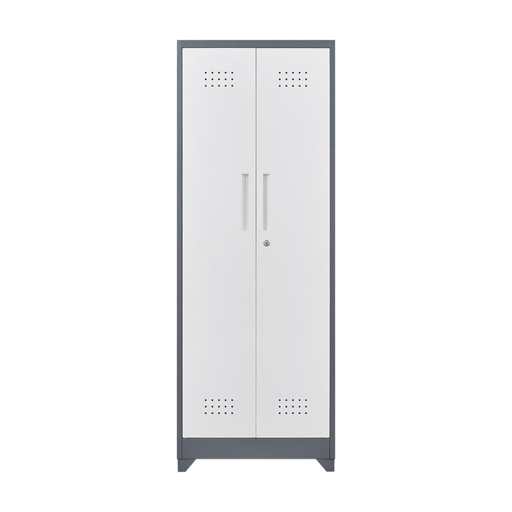 SINOFURN White 3-Shelf Office Cabinet