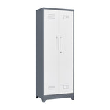 SINOFURN White 3-Shelf Office Cabinet