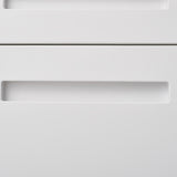SINOFURN White 3-Drawer 15.8-in File Cabinet