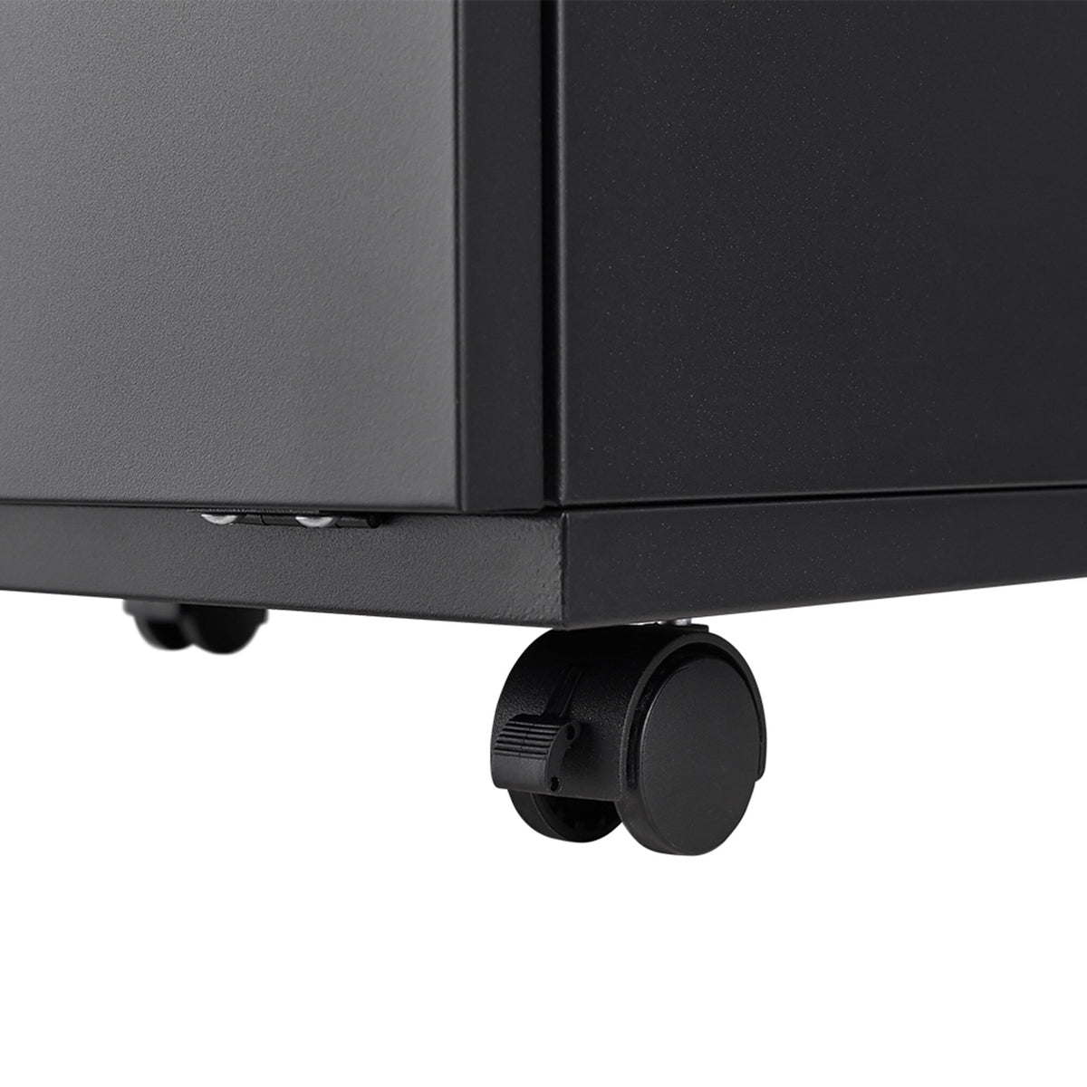 SINOFURN Black 2-Drawer 19.7-in File Cabinet
