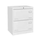 SINOFURN White 2-Drawer 23.6-in File Cabinet