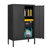 SINOFURN Black 25.6-in File Cabinet