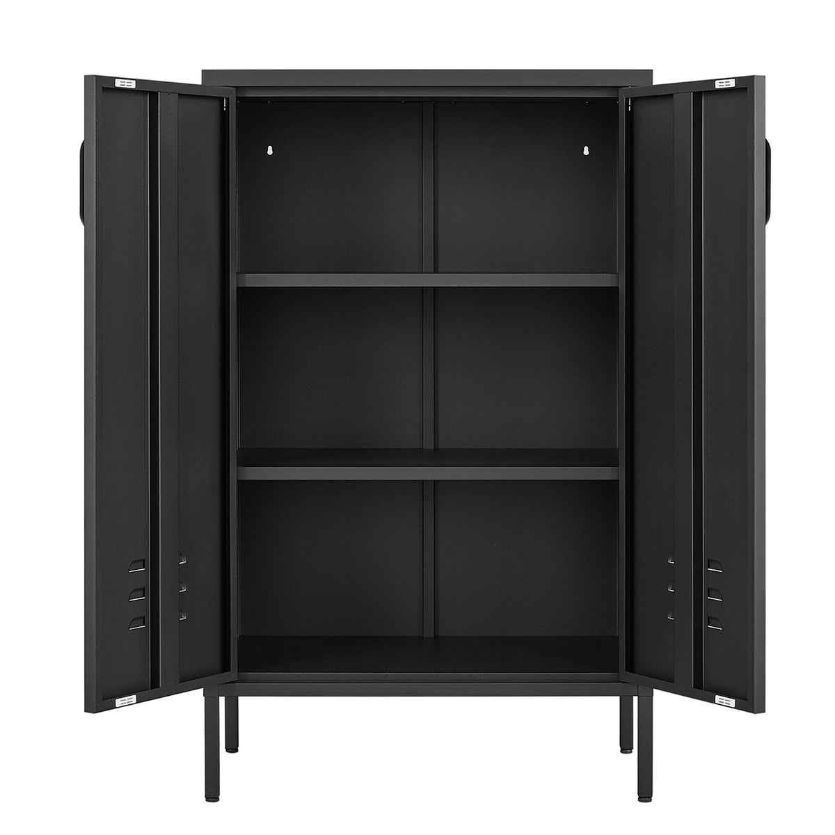 SINOFURN Black 25.6-in File Cabinet