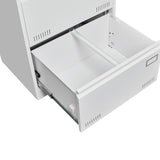 SINOFURN White 2-Drawer 23.6-in File Cabinet