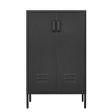 SINOFURN Black 25.6-in File Cabinet