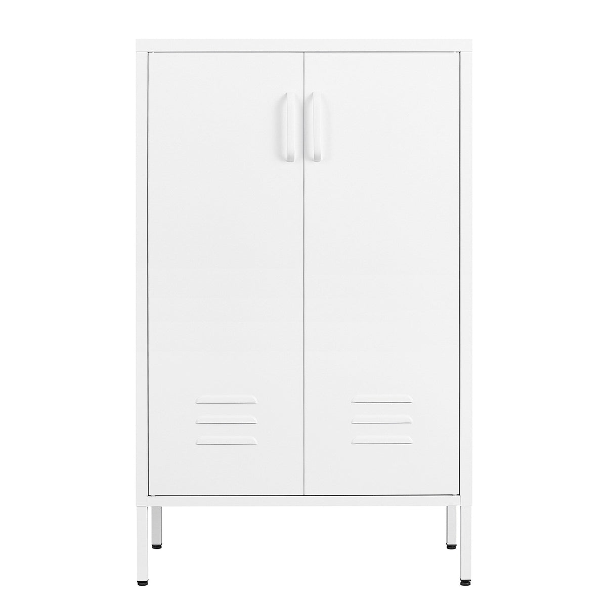 SINOFURN White 25.6-in File Cabinet