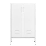SINOFURN White 25.6-in File Cabinet