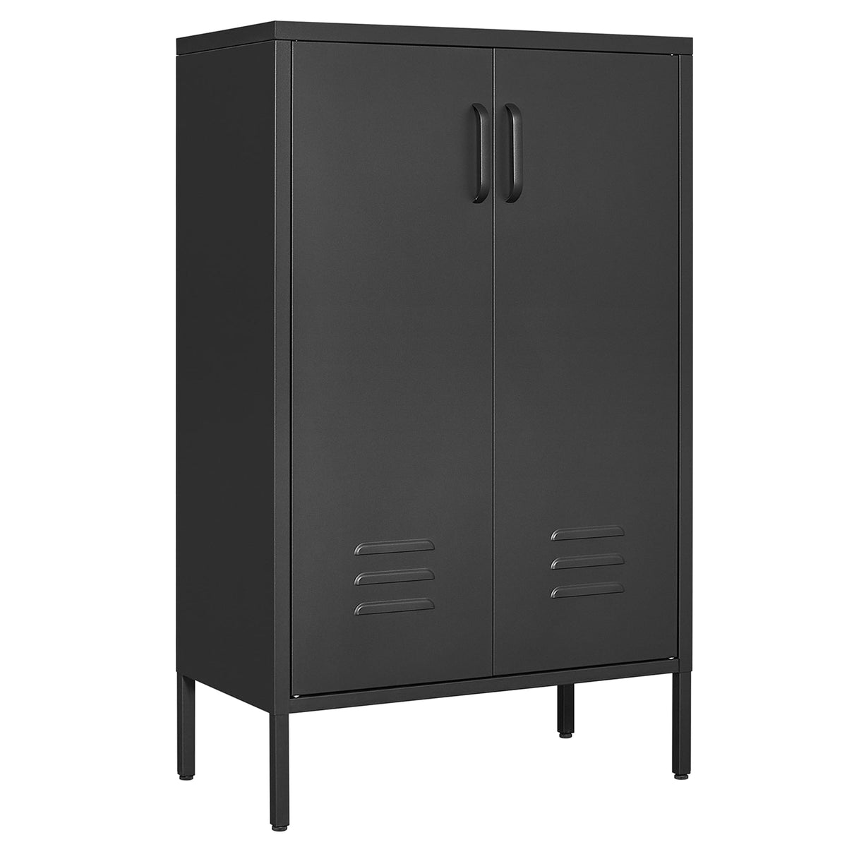 SINOFURN Black 25.6-in File Cabinet