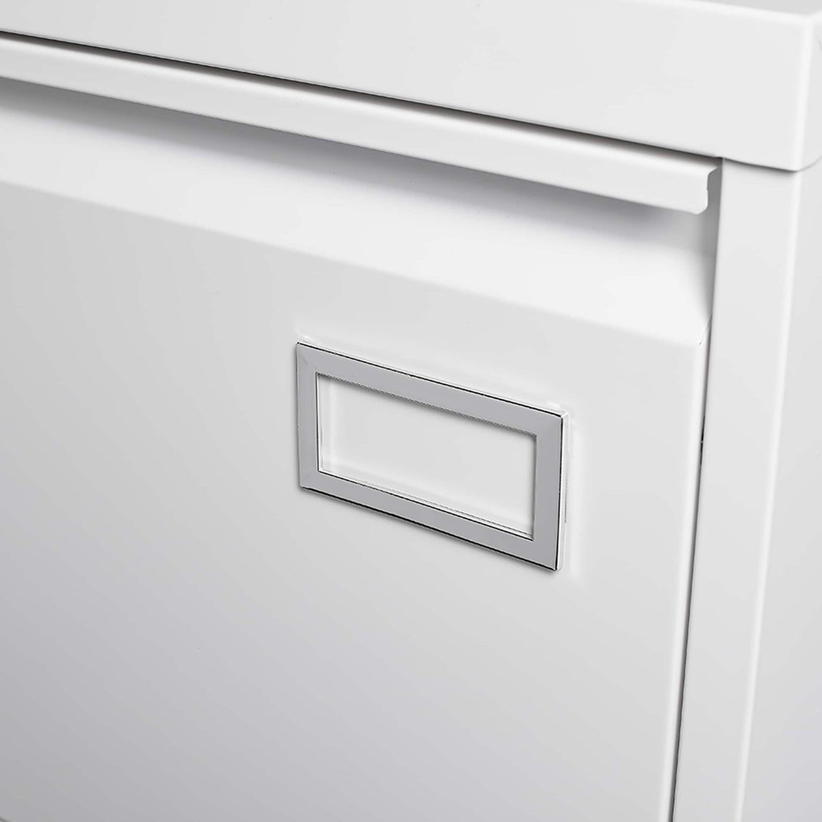 SINOFURN White 2-Drawer 23.6-in File Cabinet