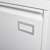 SINOFURN White 2-Drawer 23.6-in File Cabinet