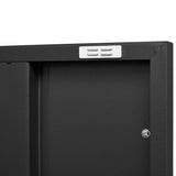 SINOFURN Black 25.6-in File Cabinet