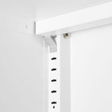 SINOFURN White 25.6-in File Cabinet