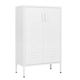 SINOFURN White 25.6-in File Cabinet