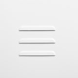 SINOFURN White 25.6-in File Cabinet