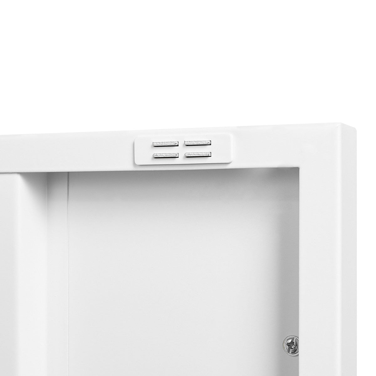 SINOFURN White 25.6-in File Cabinet