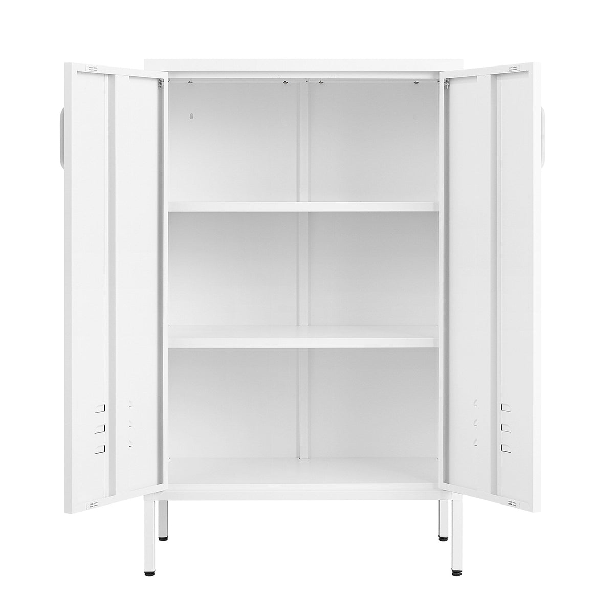 SINOFURN White 25.6-in File Cabinet