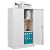 SINOFURN White 25.6-in File Cabinet