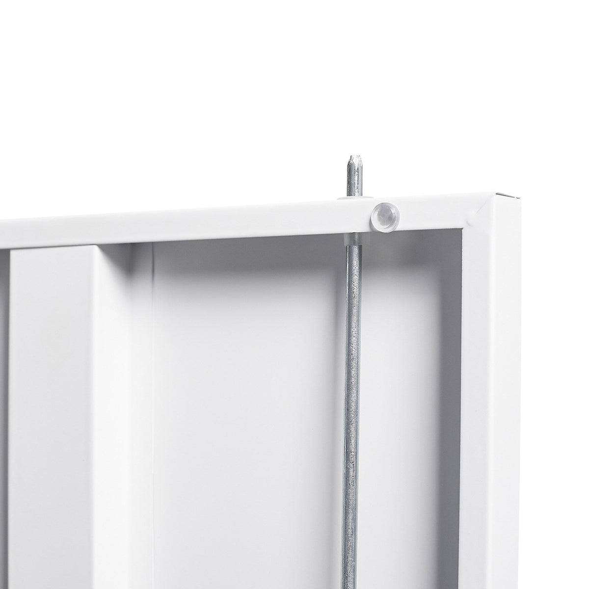SINOFURN White 25.6-in File Cabinet