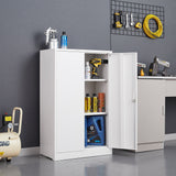 SINOFURN White 25.6-in File Cabinet