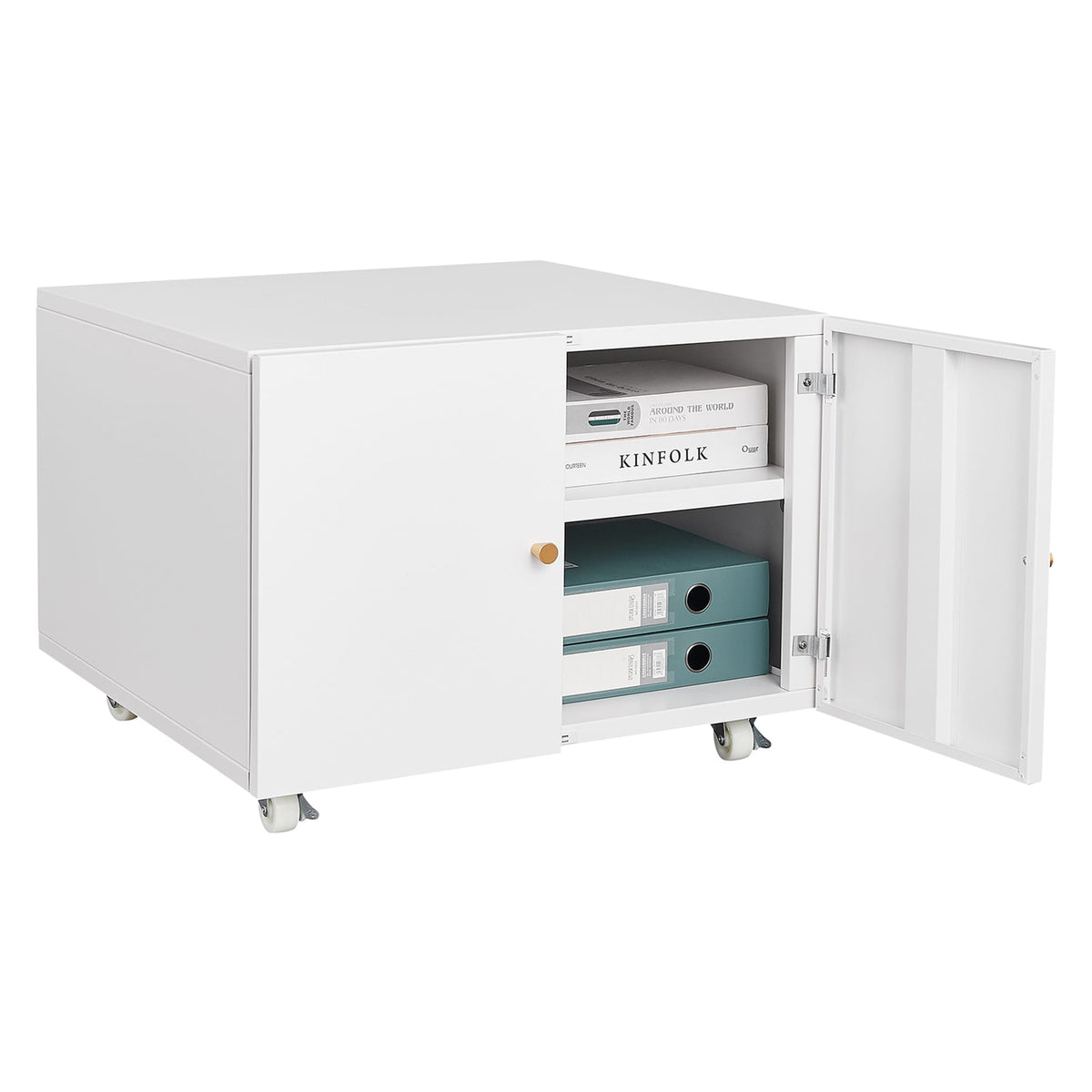 SINOFURN White 23.6-in File Cabinet