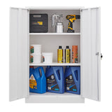 SINOFURN White 25.6-in File Cabinet