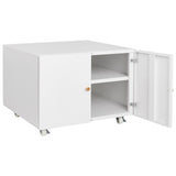 SINOFURN White 23.6-in File Cabinet