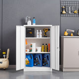SINOFURN White 25.6-in File Cabinet