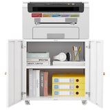 SINOFURN White 23.6-in File Cabinet