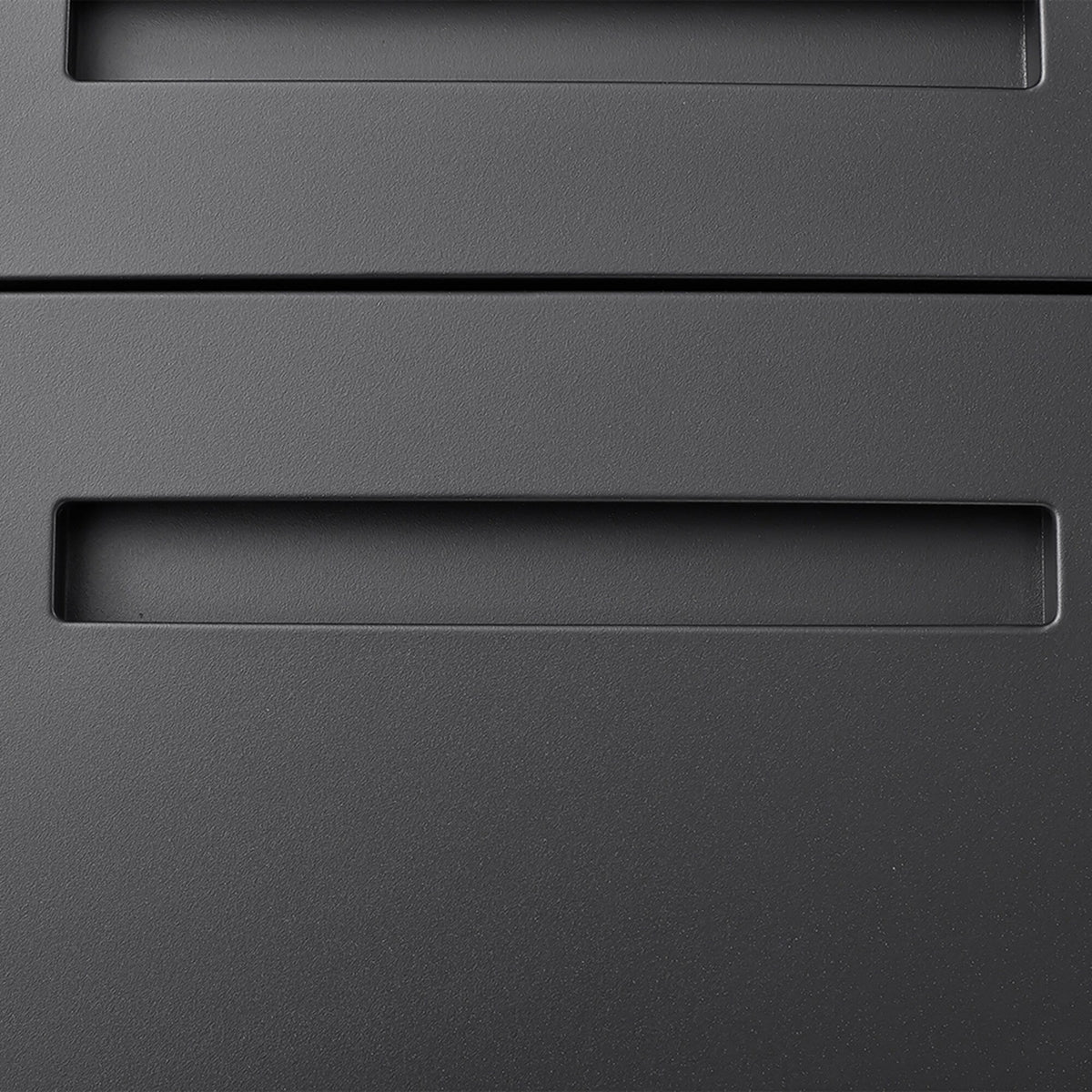 SINOFURN Black 3-Drawer 15.8-in File Cabinet