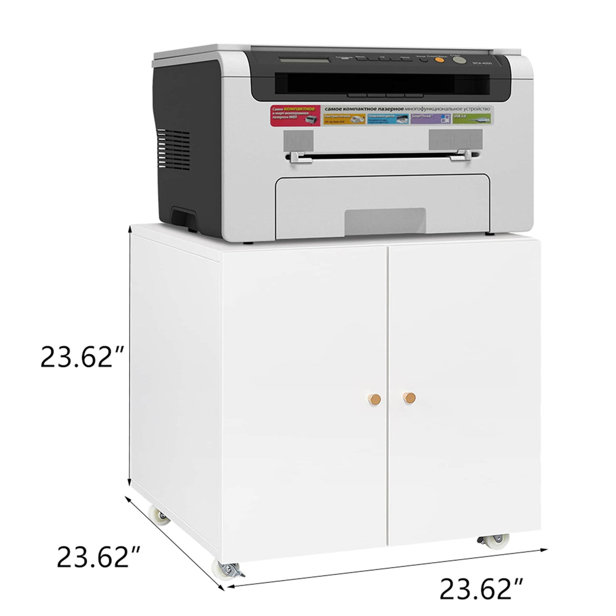 SINOFURN White 23.6-in File Cabinet