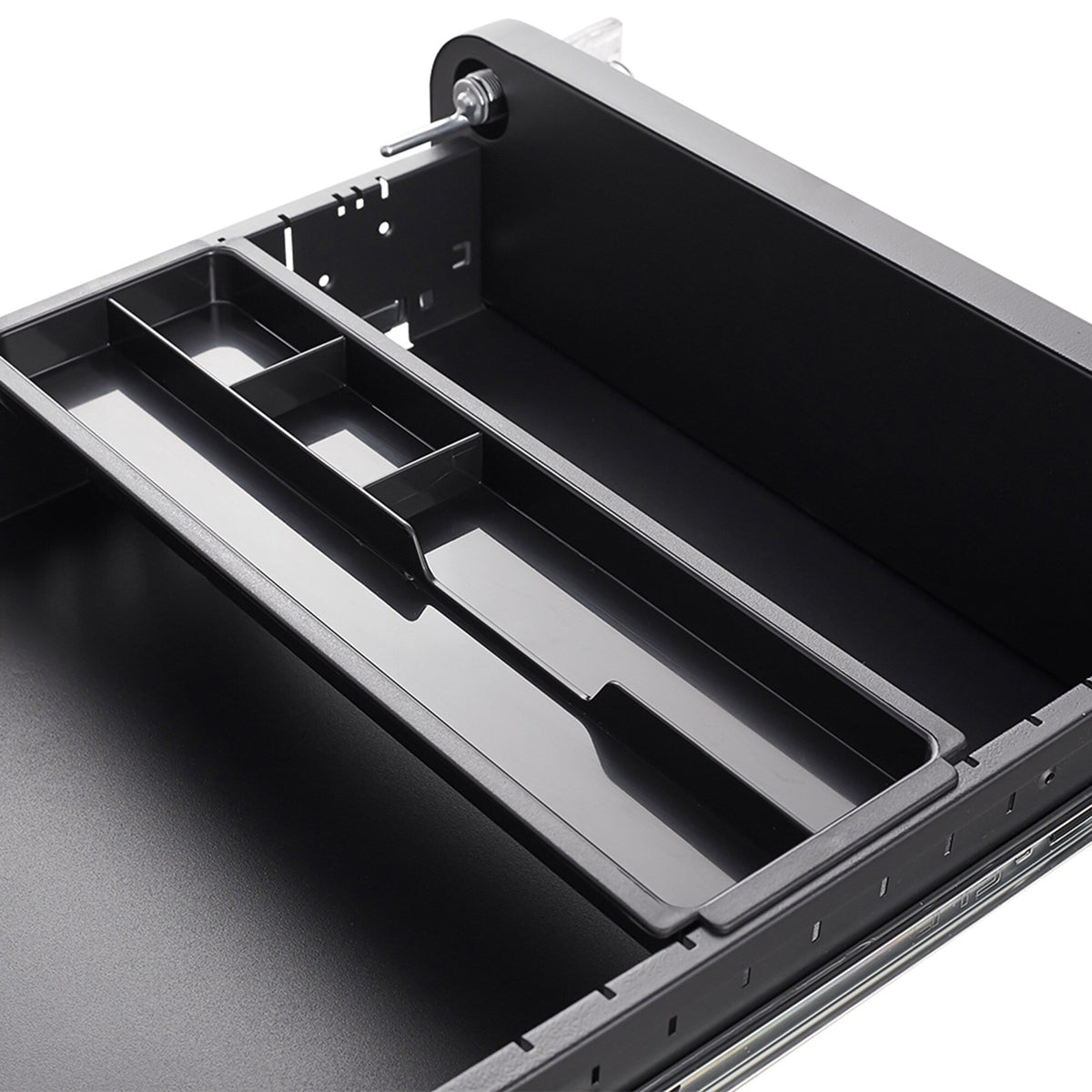 SINOFURN Black 3-Drawer 15.8-in File Cabinet