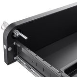 SINOFURN Black 3-Drawer 15.8-in File Cabinet