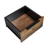 SINOFURN Black 2-Drawer 15.7-in File Cabinet