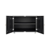 SINOFURN Black 23.6-in File Cabinet