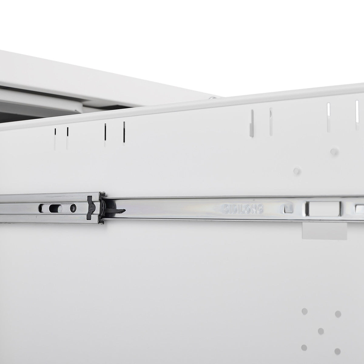 SINOFURN White 2-Drawer 15.4-in File Cabinet