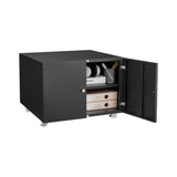 SINOFURN Black 23.6-in File Cabinet