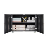 SINOFURN Black 23.6-in File Cabinet